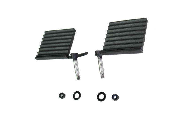 Jeep Wrangler Foot Pegs - Fishbone Offroad - FB21082 - Black - `18-`27